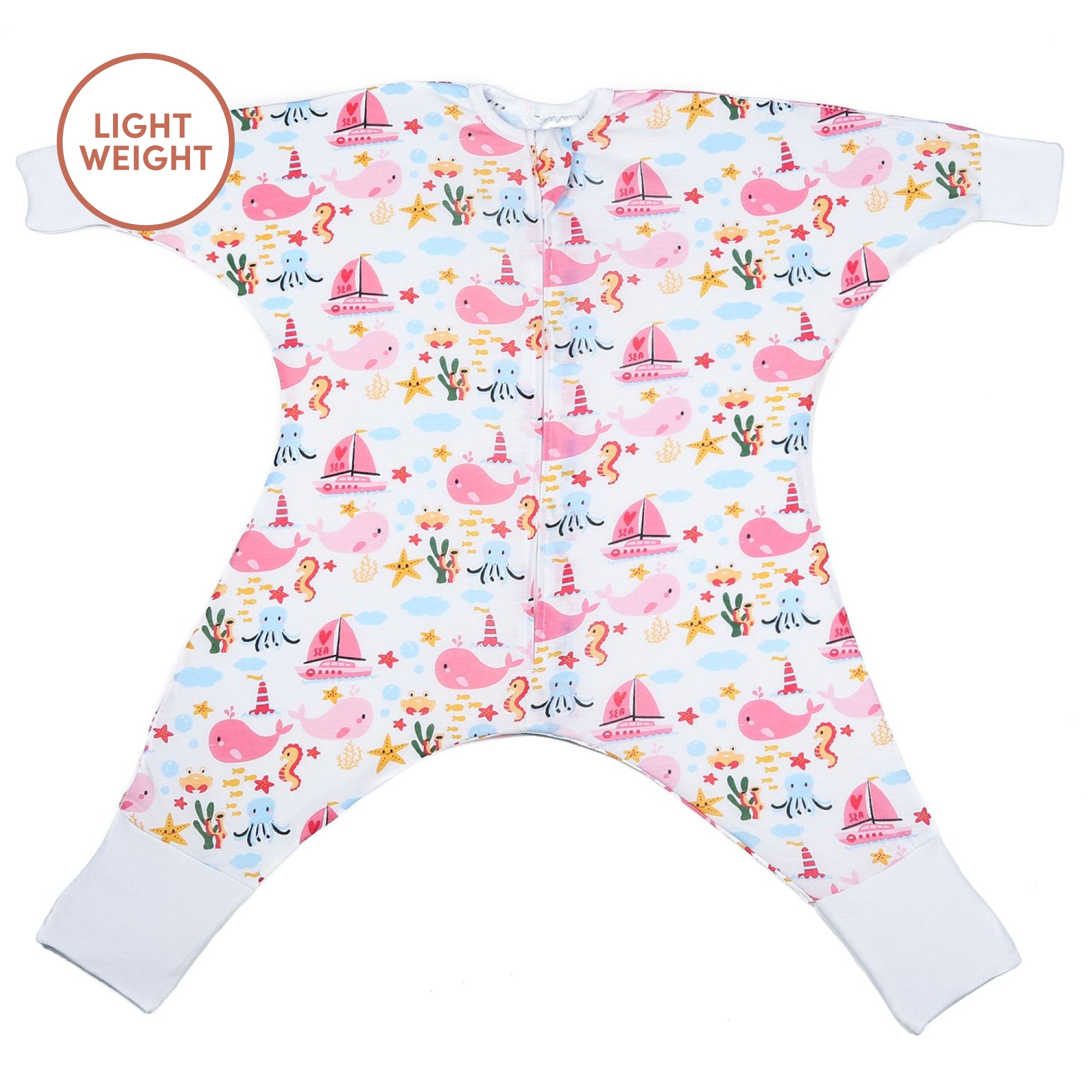 Pink Owl Flying Squirrel Pajama - Lightweight – Sleeping Baby