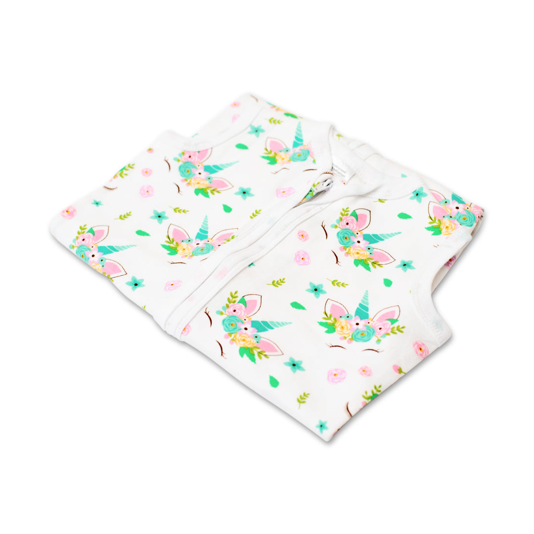 Unicorn Zippy Freedom Swaddle Transition