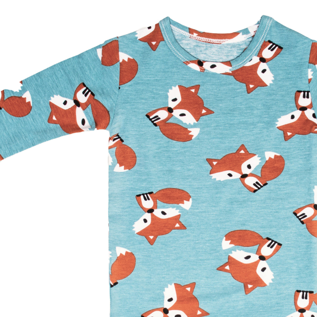 Friendly Fox Two-Piece Pajama Set