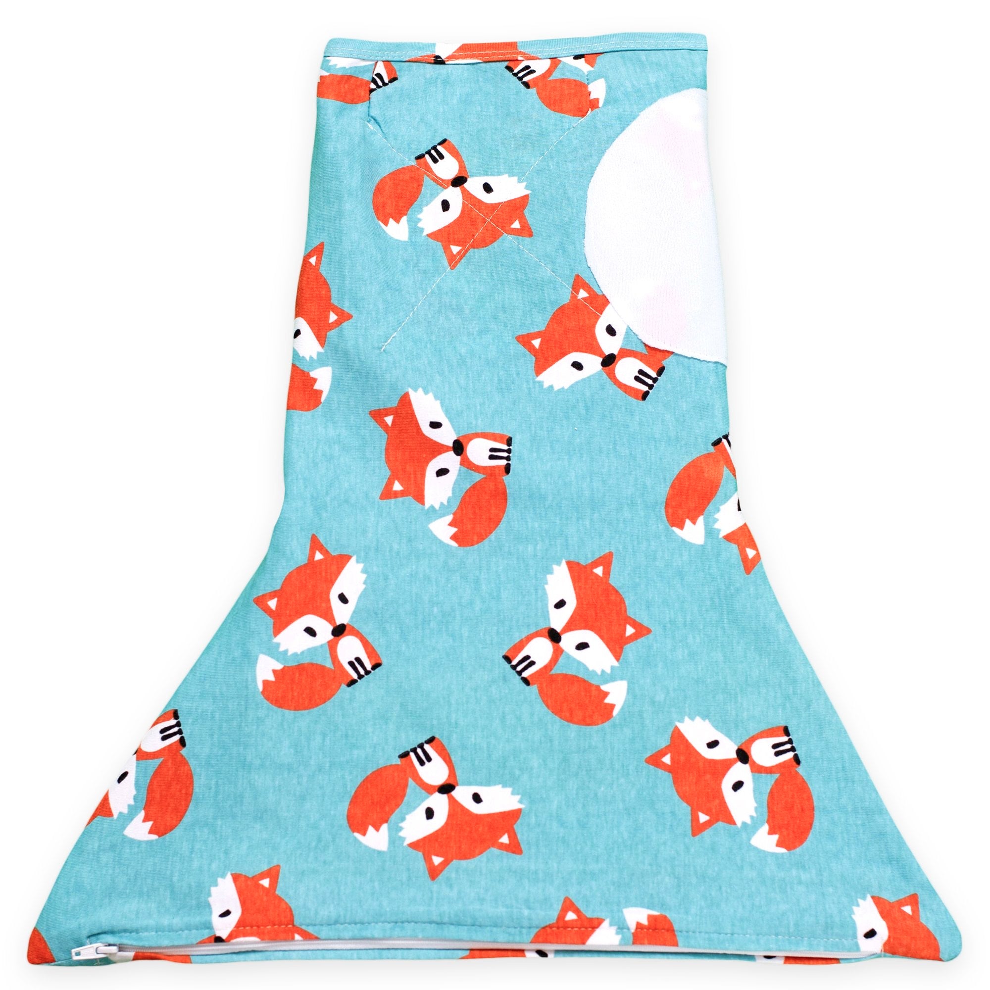 Sleeping Baby Zippy Swaddle safe sleep cotton swaddle Friendly Fox