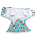 Load image into Gallery viewer, Sleeping Baby Zippy Swaddle safe sleep cotton swaddle Friendly Fox
