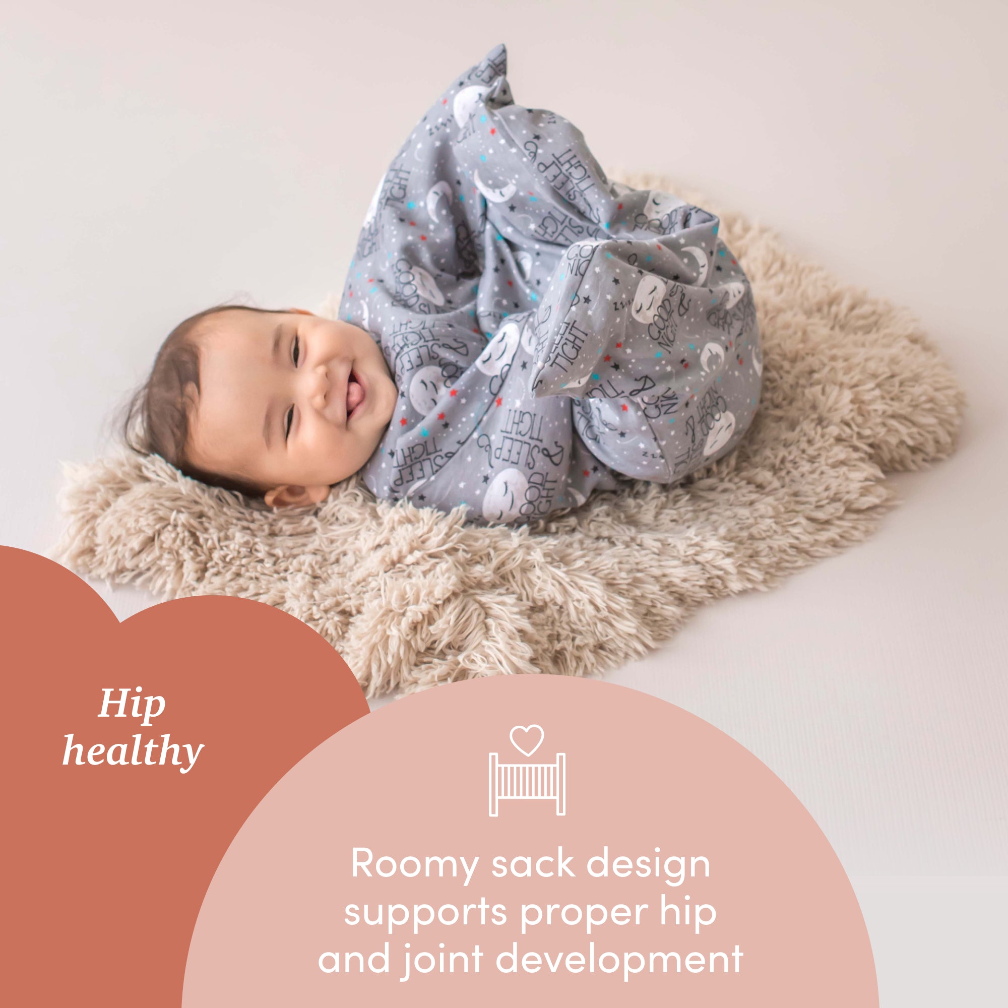 Zip up 2024 baby swaddle