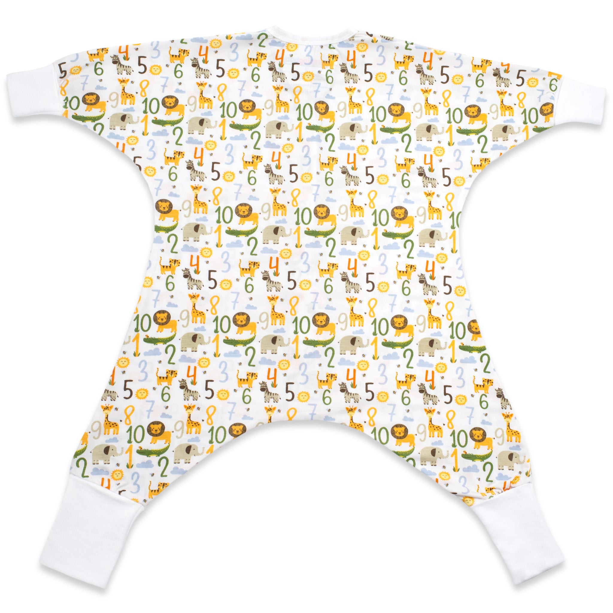 Sleeping Baby Flying Squirrel cozy baby pajama bodysuit 123