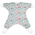 Load image into Gallery viewer, Sleeping Baby Flying Squirrel cozy baby pajama bodysuit Baseball
