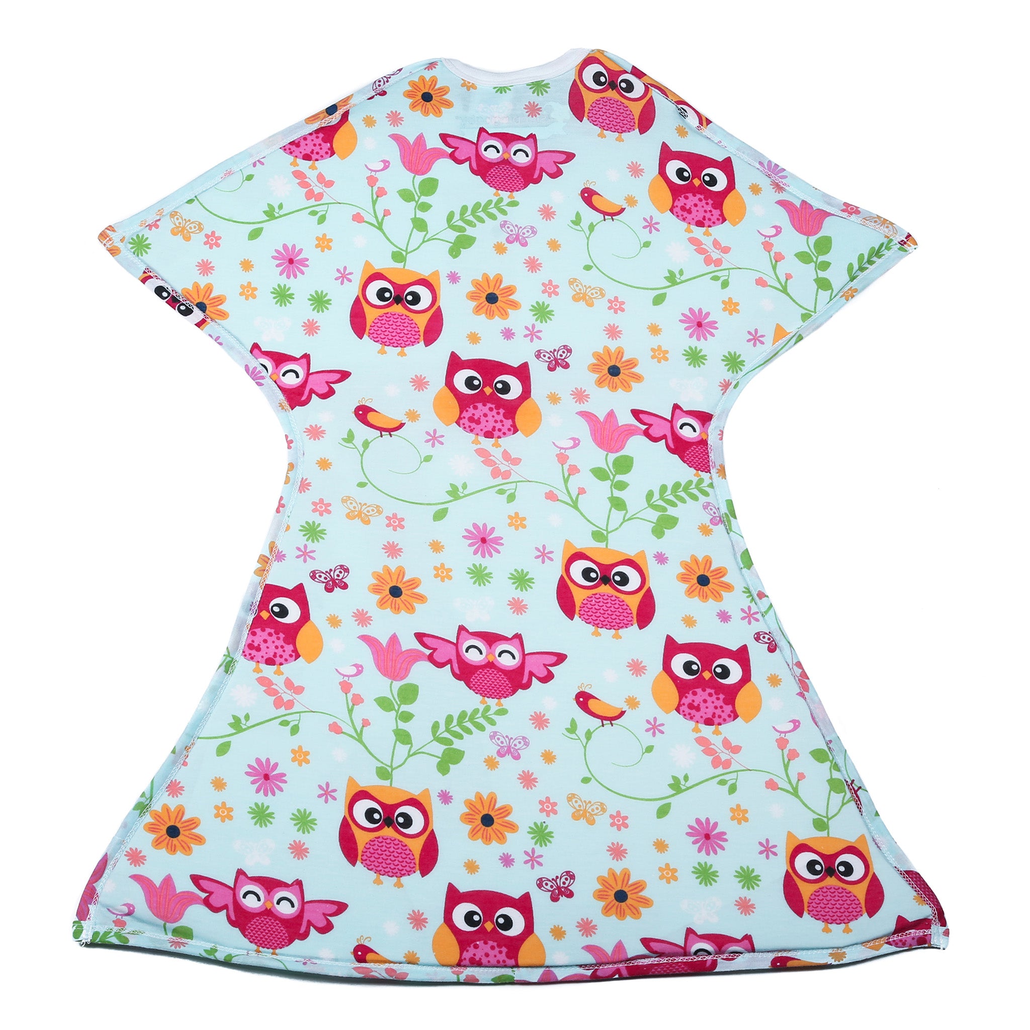 Sleeping Baby Zipadee Zip Swaddle Transition Baby Sleepsuit Pink Owl Lightweight