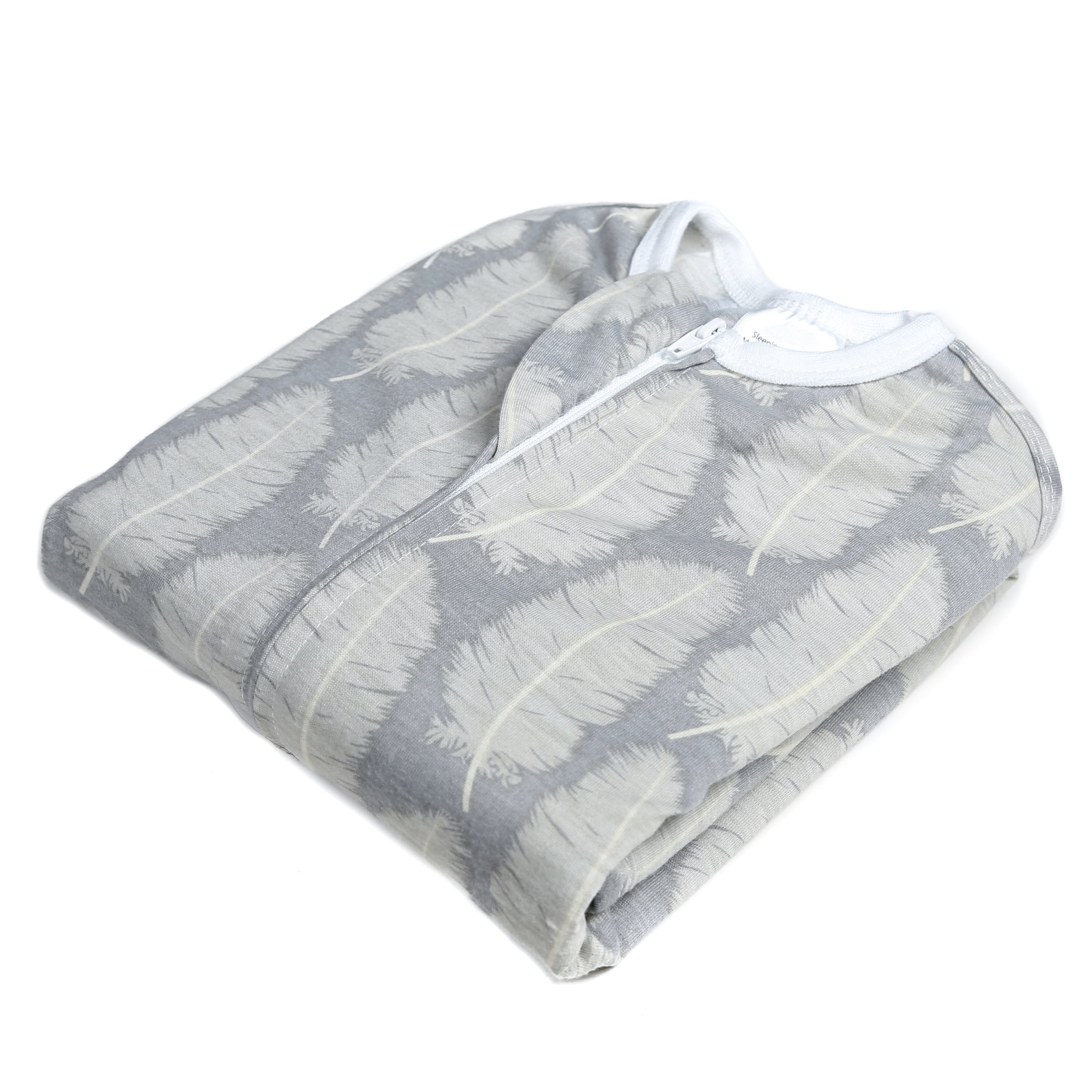 Sleeping Baby Zipadee Zip Swaddle Transition Baby Sleepsuit Feathers Lightweight